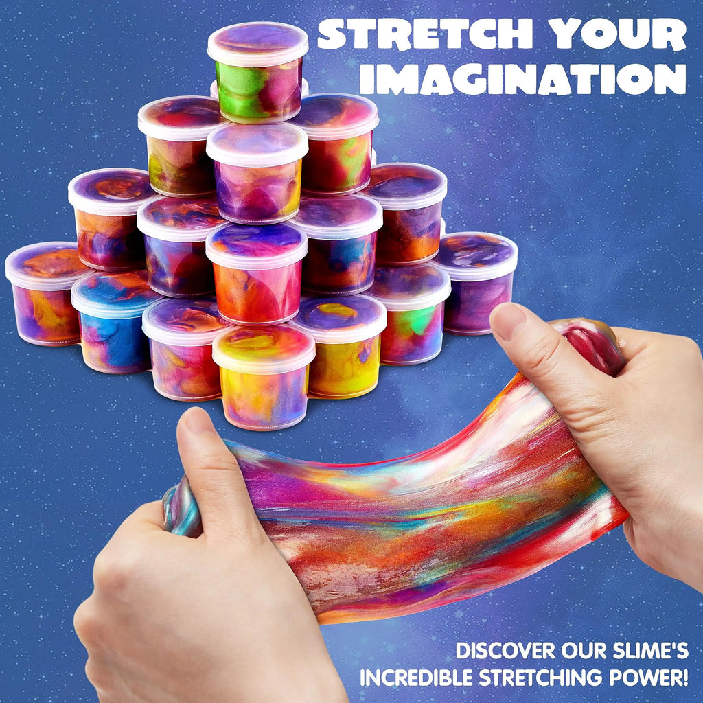36 Pcs Galaxy Slime Cup Party Favors