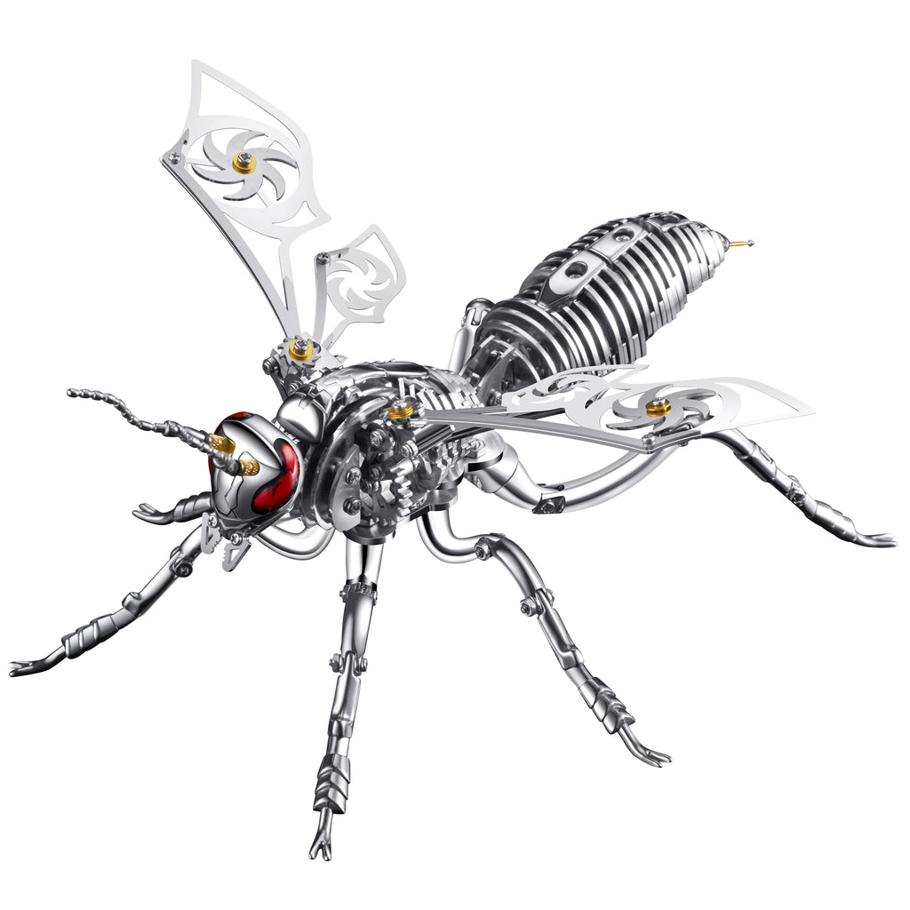 Large Wasp 3D Puzzle Metal Assembly Model Mechanical lnsect Toy for Boy Kids