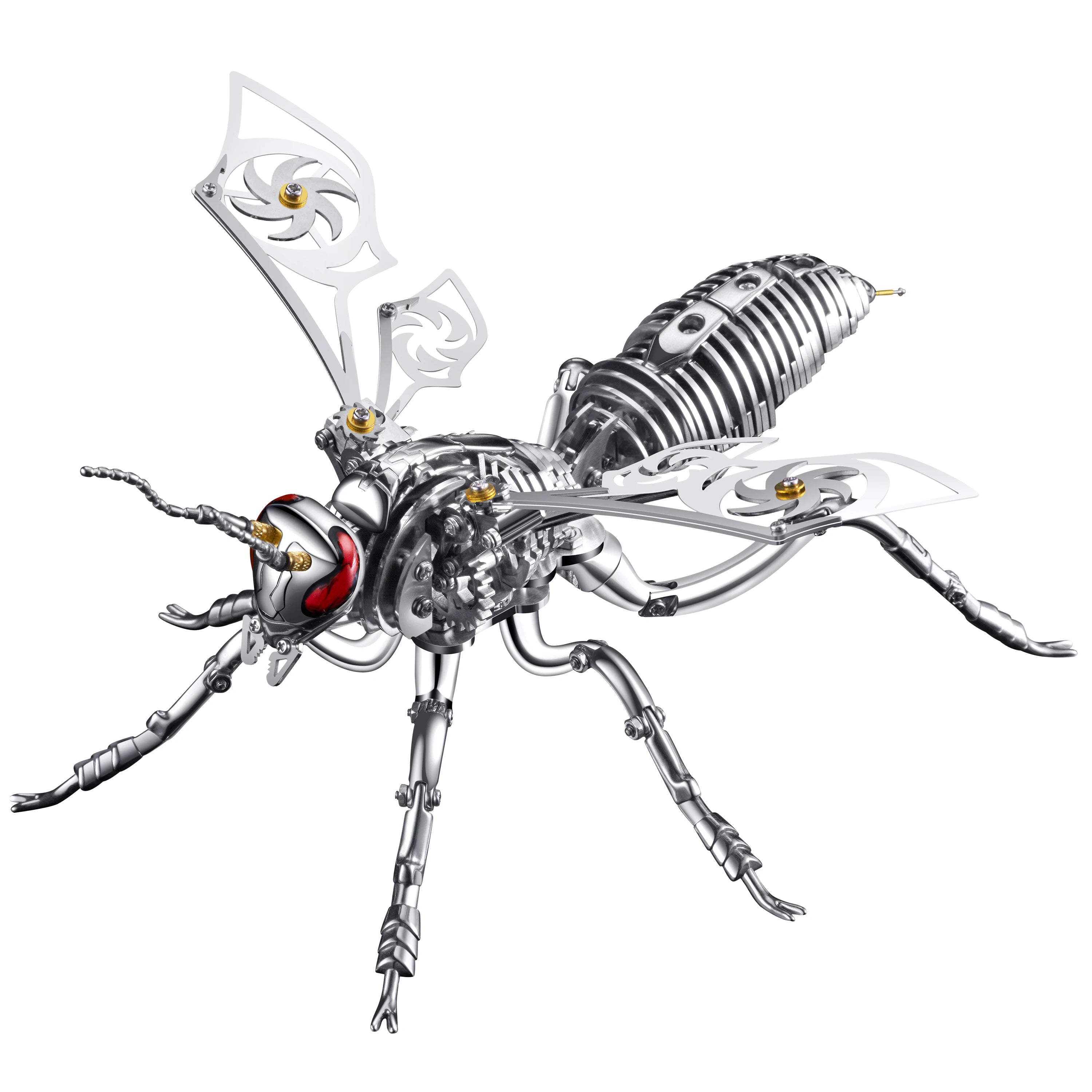 Large Wasp 3D Puzzle Metal Assembly Model Mechanical lnsect Toy for Boy Kids