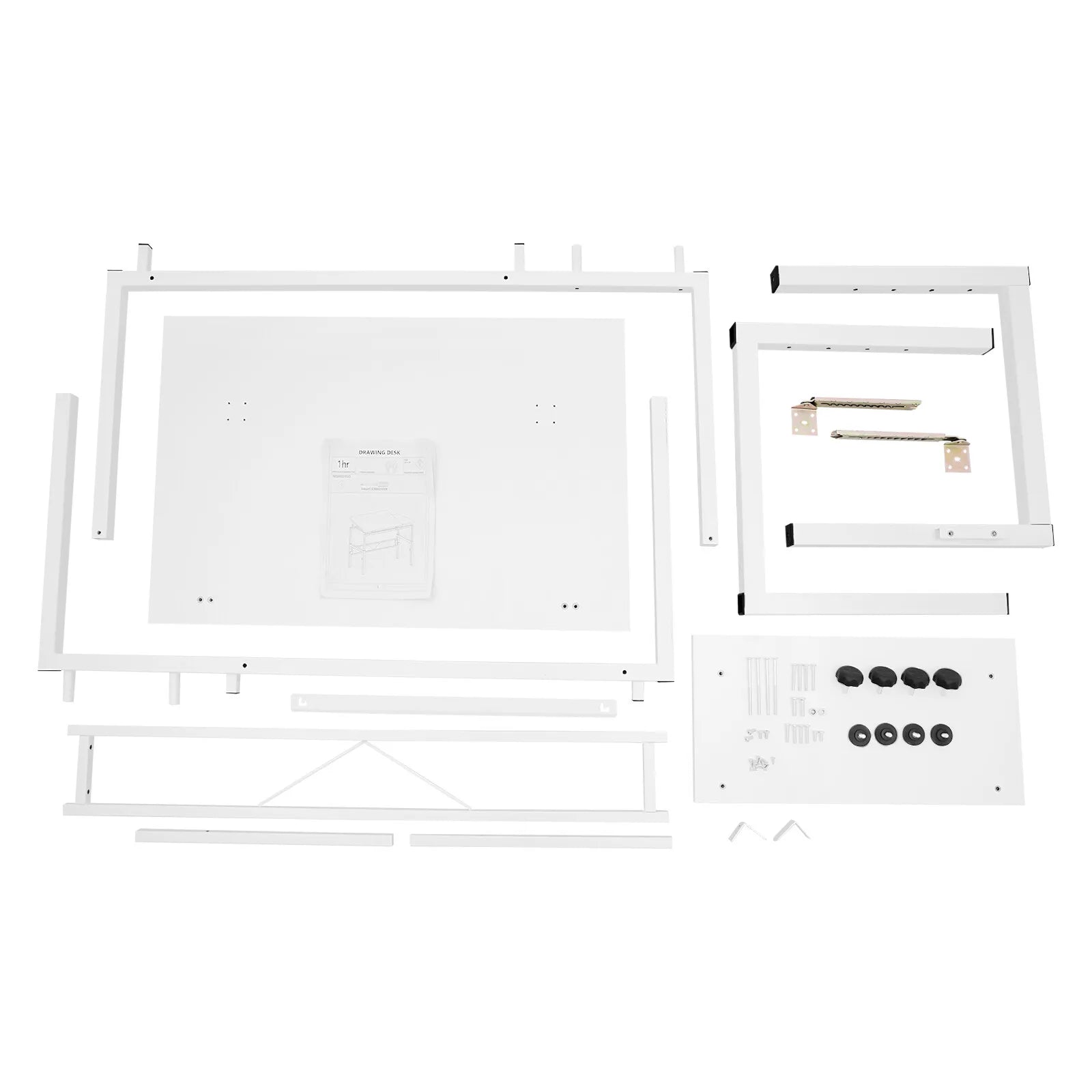120x60cm Adjustable Drawing Table, Tilt & Height Adjustable Drafting Desk