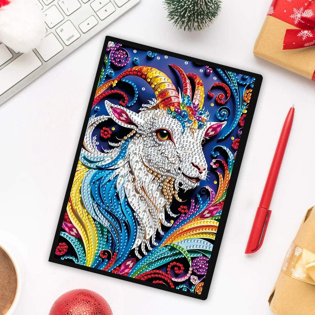 New 50-Page A5 Size 5D DIY Diamond Art Painting Notebook Kit