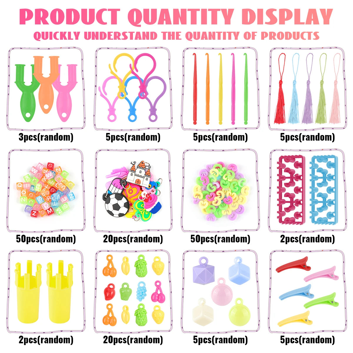DIY Rubber Band Twist Loom Set, , Friendship Bracelet Maker Craft Kit