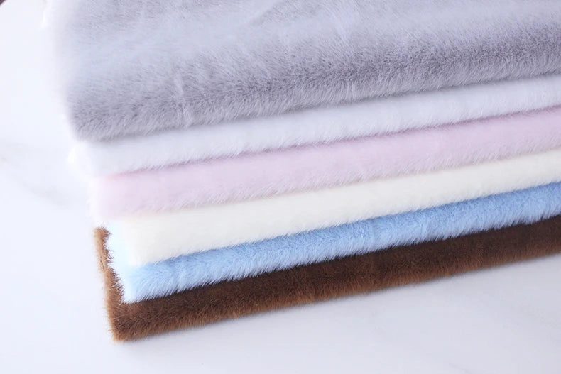 Plush Encryption Thickening fabric solid Solf Atrtificial