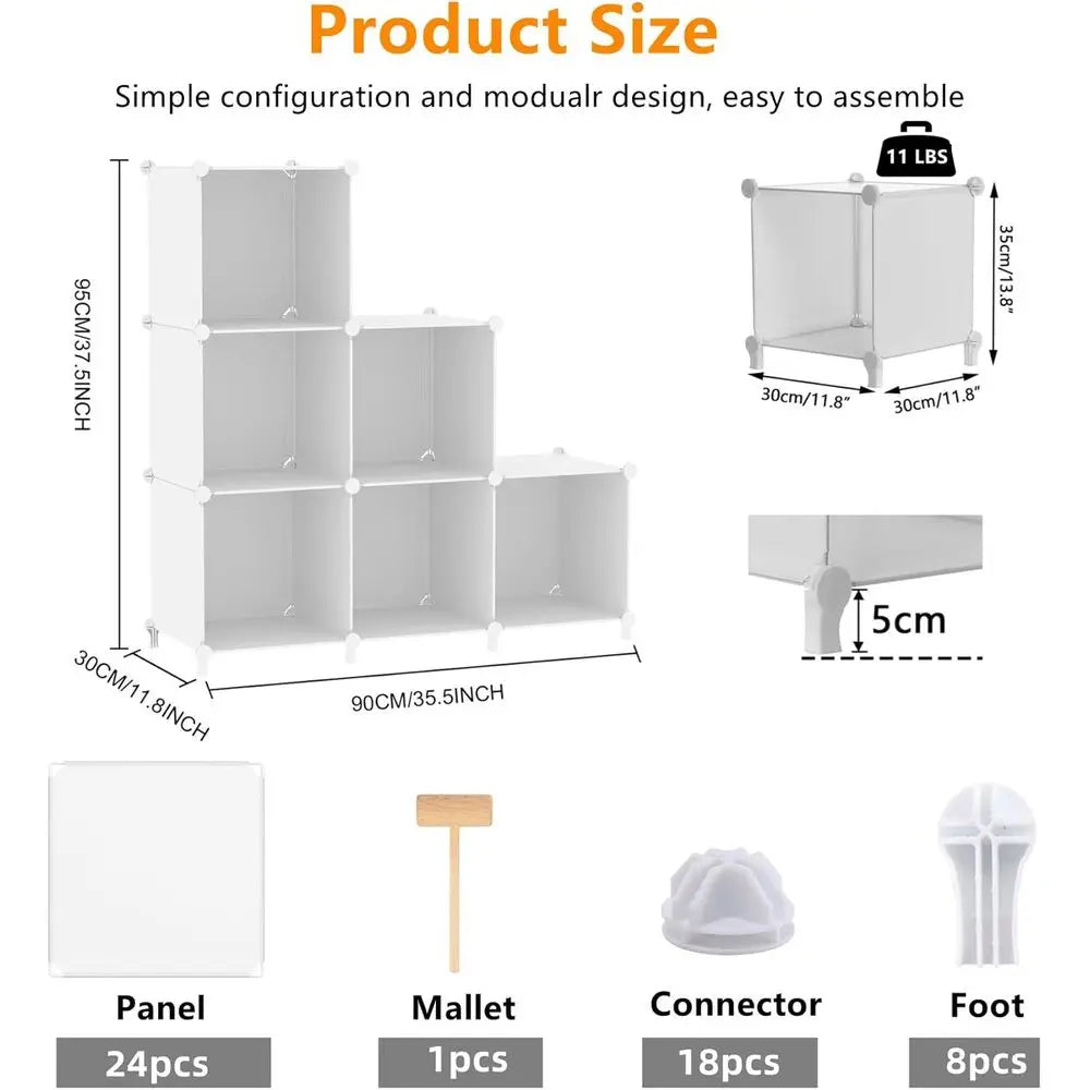 Cube Storage Organizer, Shelves, perfect for crafting accessories such as yarn and needles.