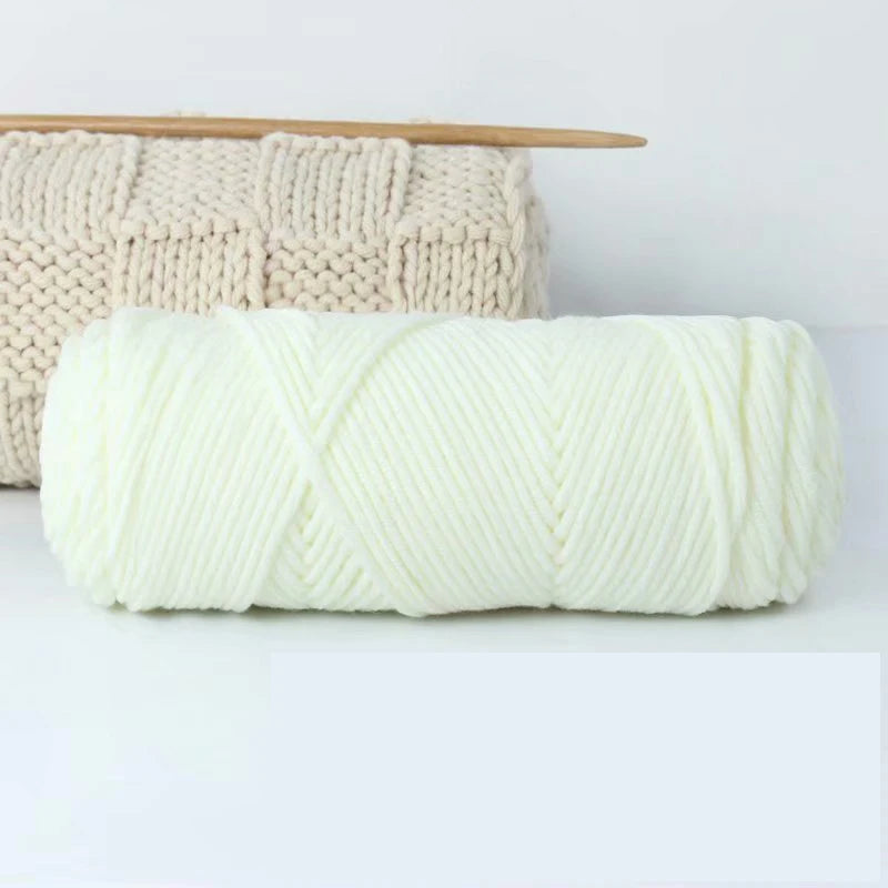 8-strand Cotton Select Yarn 100g, Light Worsted Thick Yarn For DIY Knitting Baby Wool Crochet Scarfcoat Sweater Weave Thread