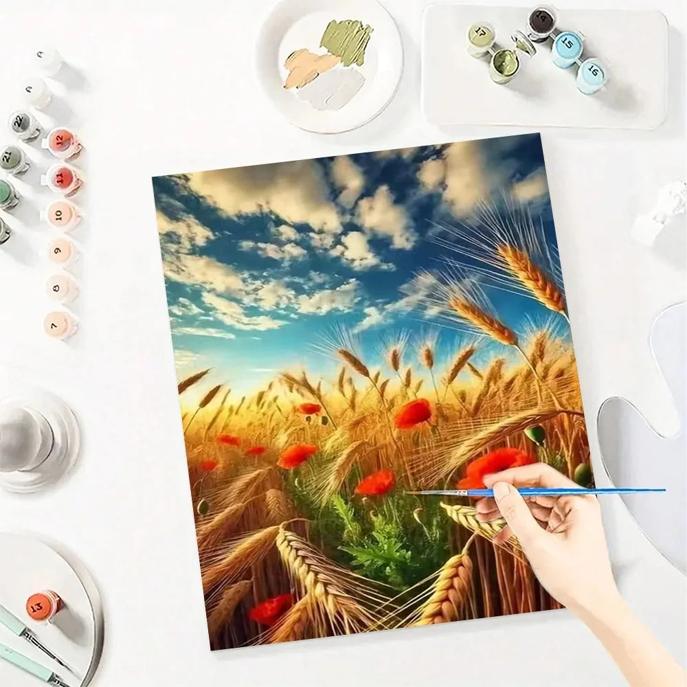 Landscape Diy Art Paint By Numbers For Adult Scenery
