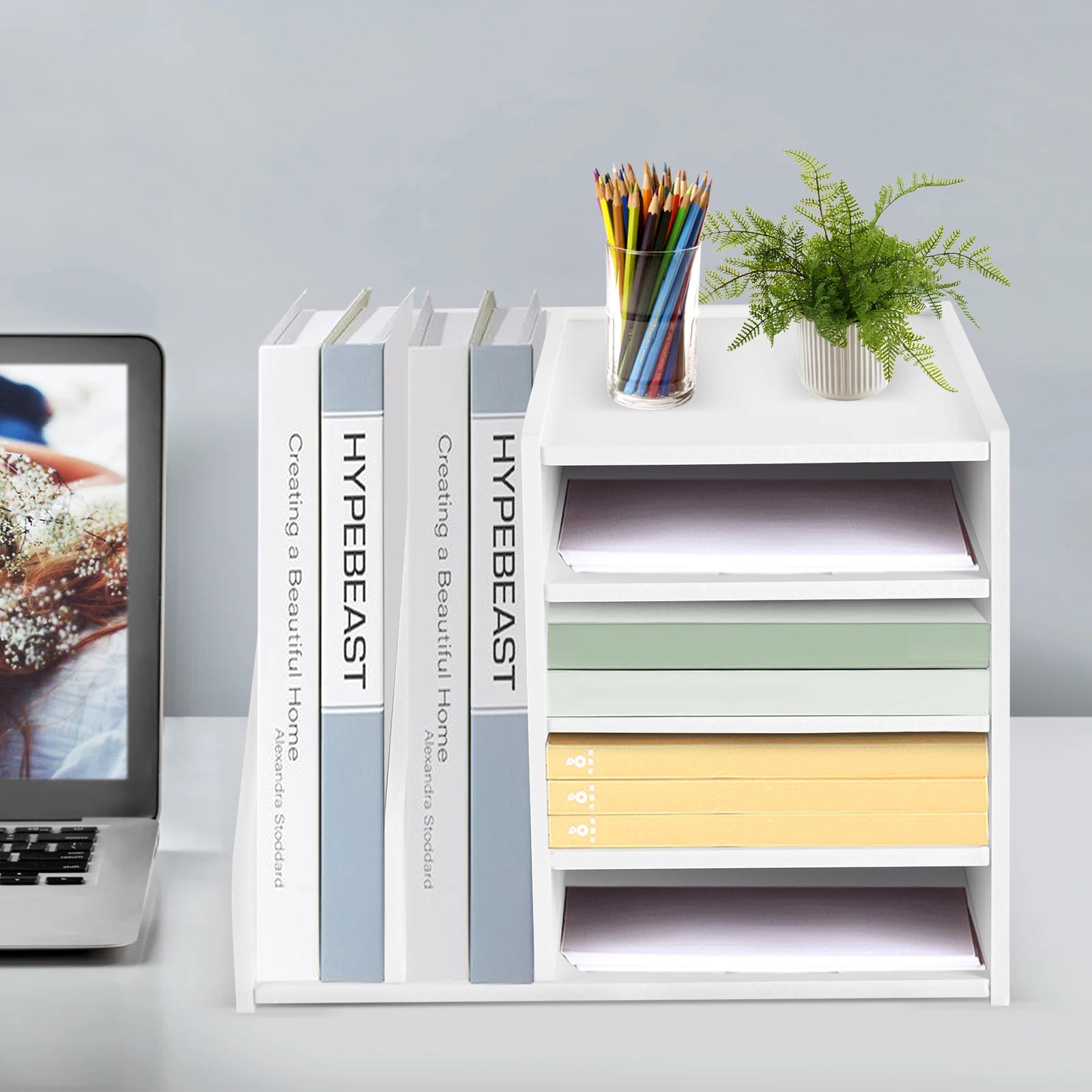 File Holder Organizer,   Desktop Organizer,  great for art projects and drawings