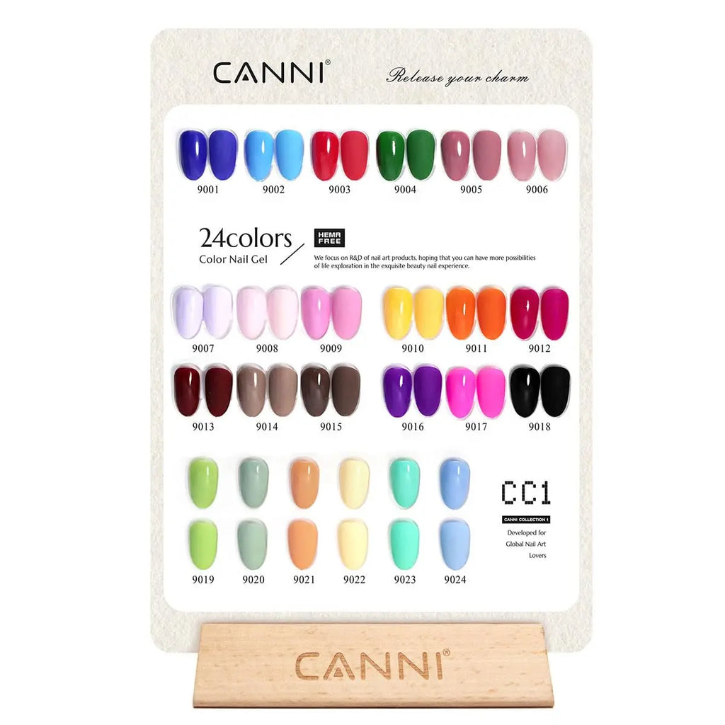 Hema-free Gel Nail Polish Set, Black Pink Nude Red Blue Green Kit