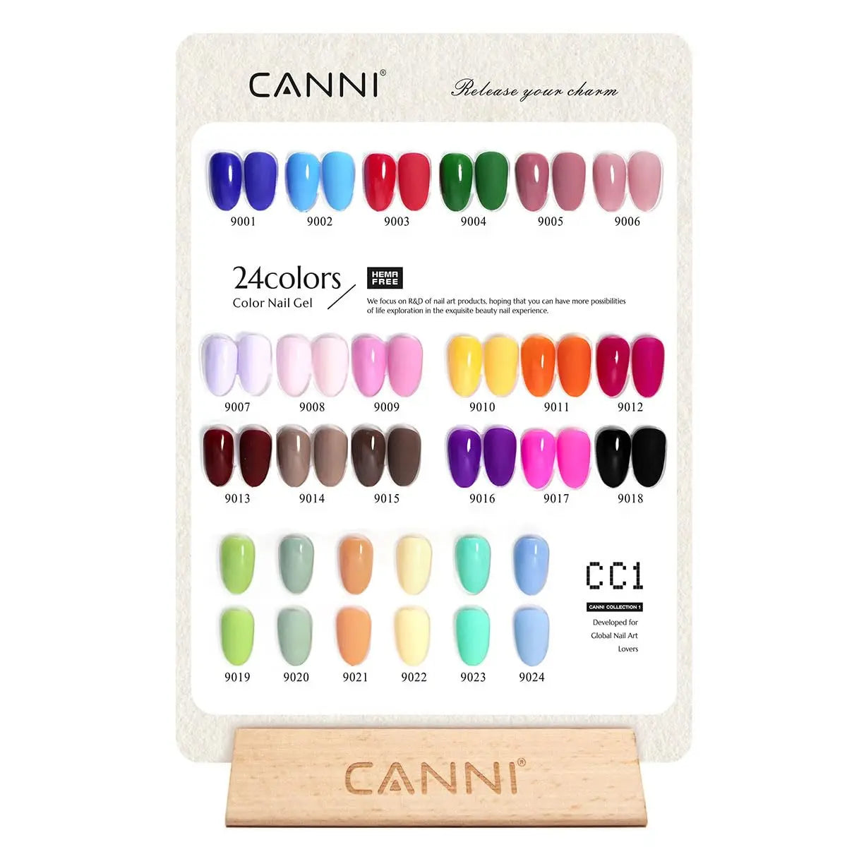 Hema-free Gel Nail Polish Set, Black Pink Nude Red Blue Green Kit