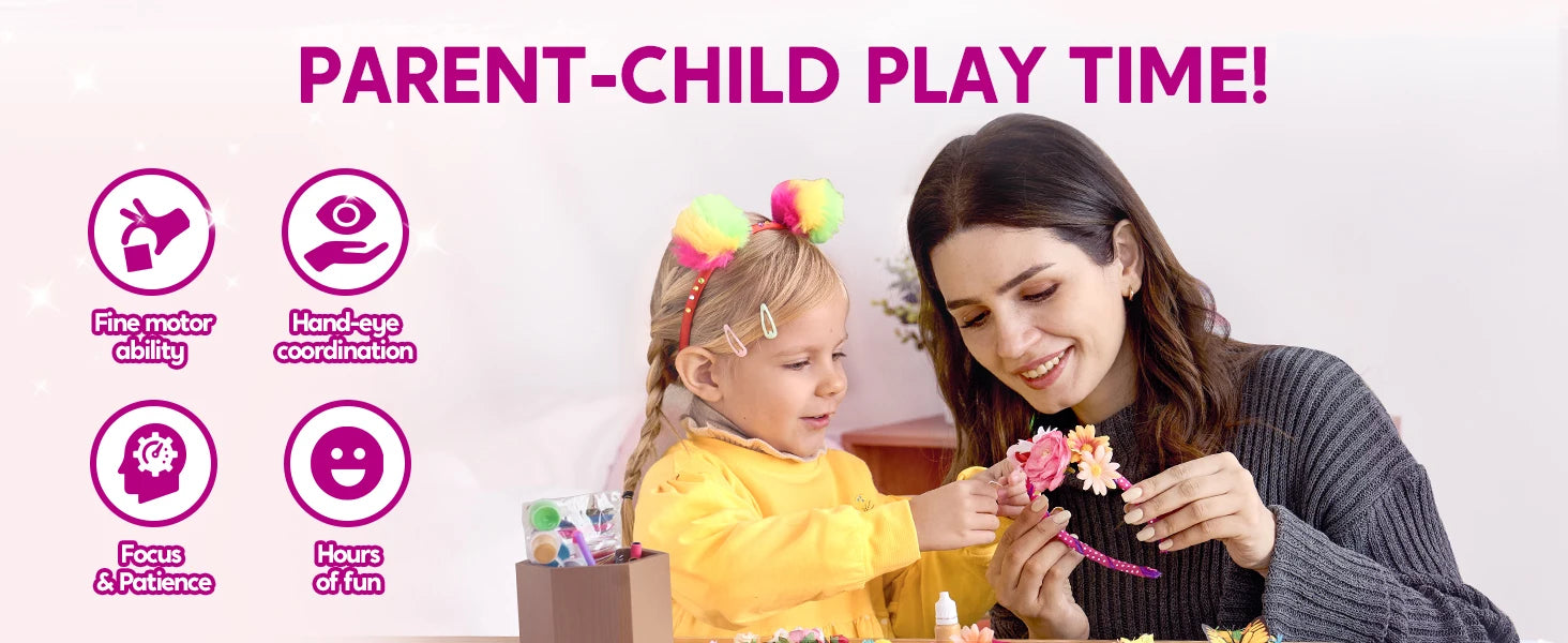Headband Making Kit for Girls Kids Headbands DIY