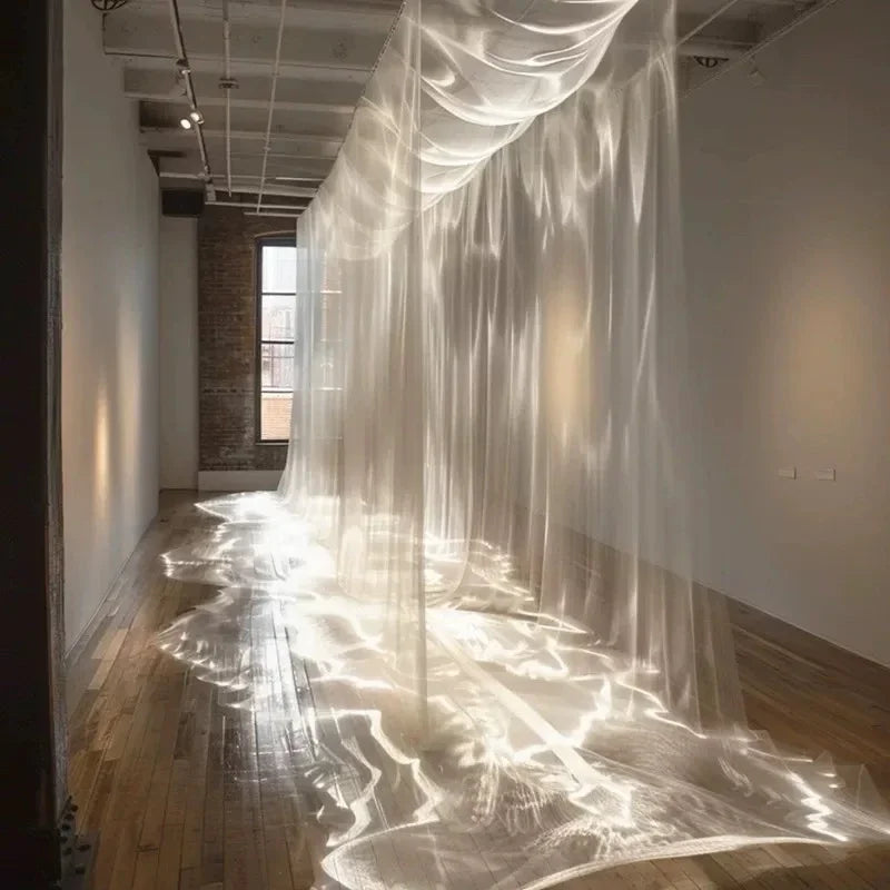 25 Colors water light texture  flowing gauze transparent gauze wedding scene
