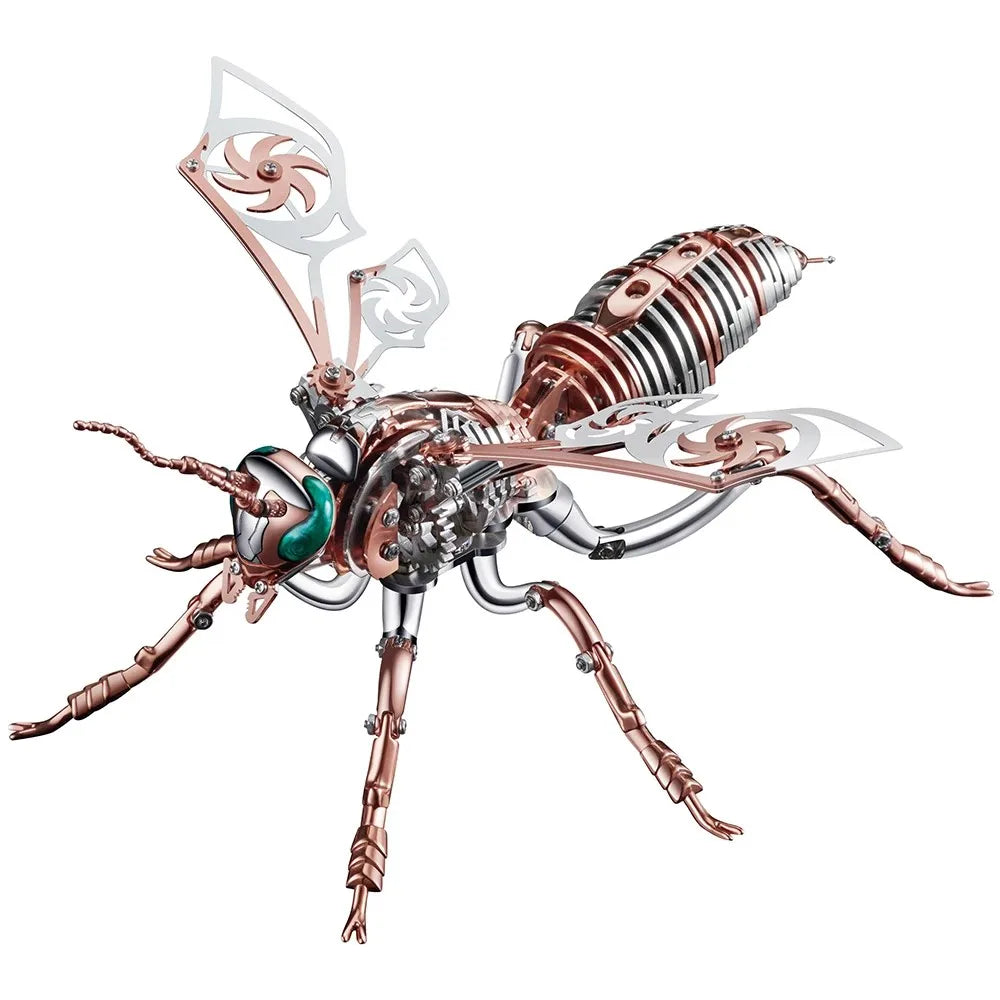 Large Wasp 3D Puzzle Metal Assembly Model Mechanical lnsect Toy for Boy Kids