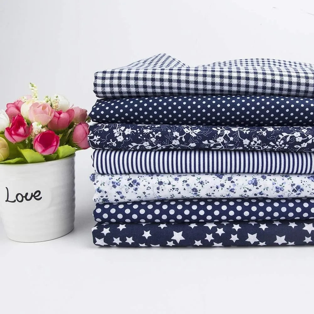 Cotton Patchwork Fabric for DIY Making, Quilting Supplies