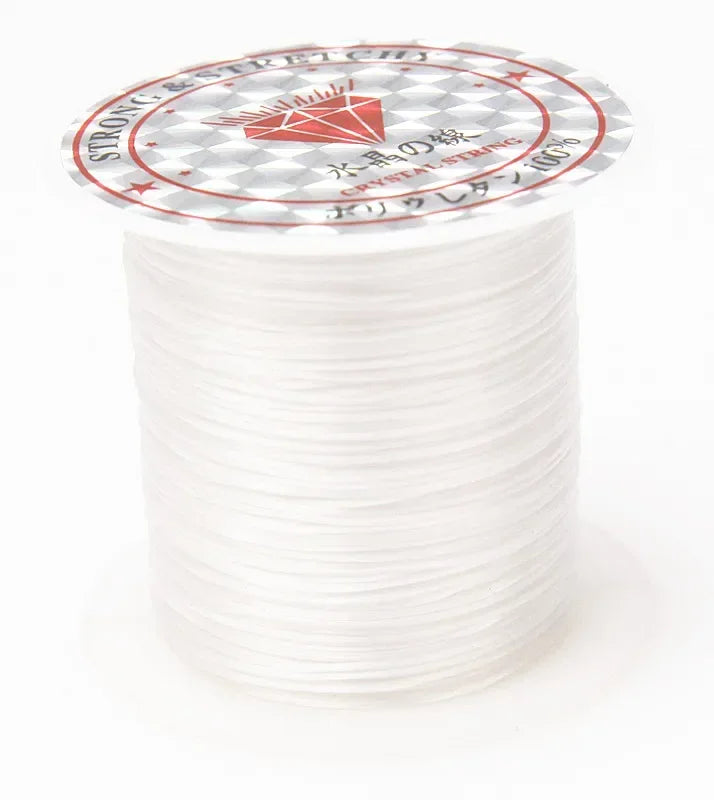 10M/Roll Strong Elastic Crystal Beading Cord for Bracelets Stretch Thread