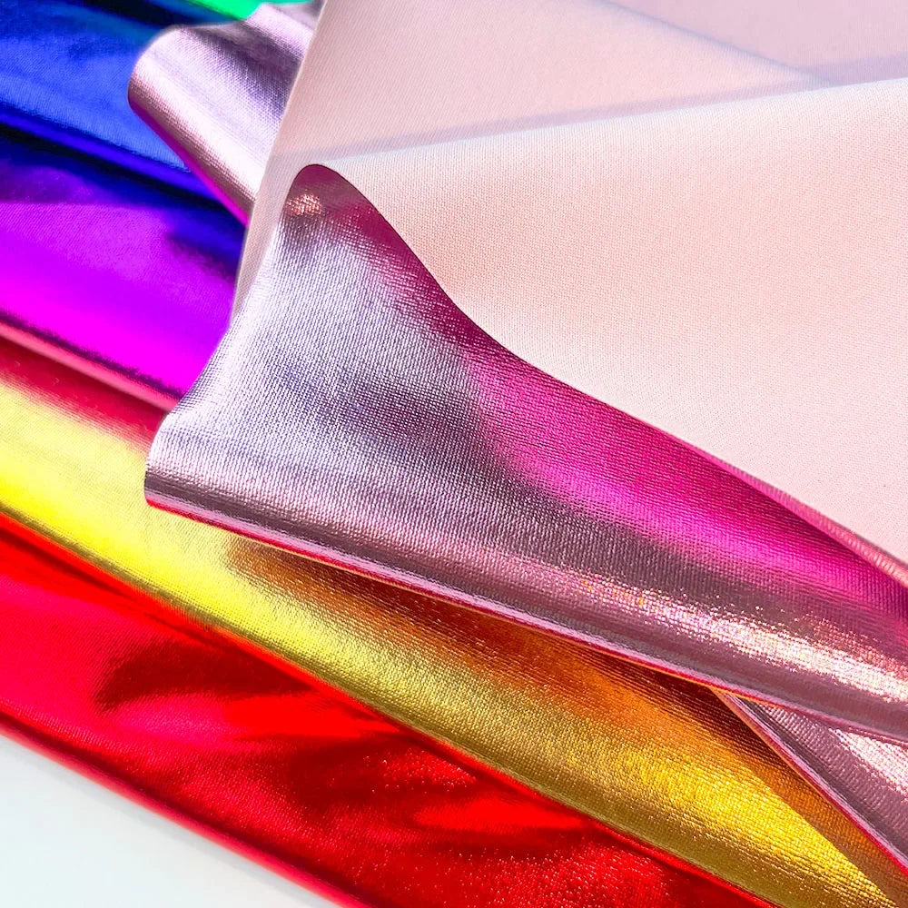 59in x 19in Stretch Shiny Gold Foil Bronzing Spandex .