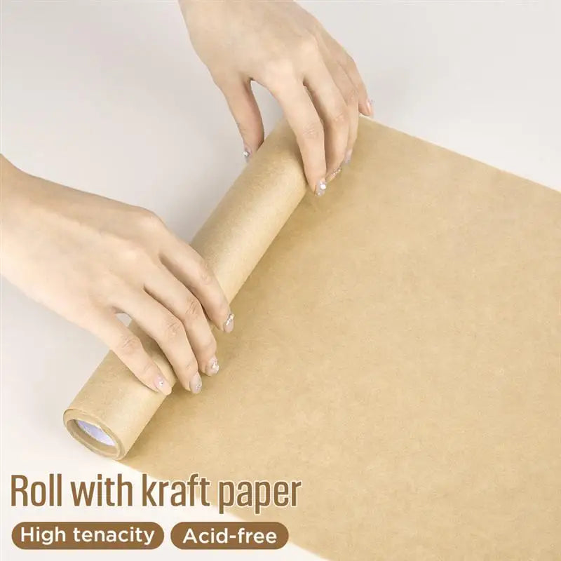 1 Roll 10M 10/30/40/45cm Of Kraft Paper Rol Wrapping