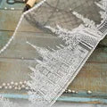 1 Colorful Embroidery Lace DIY Ladies Wedding Dress ,Clothing, Fabric ,Cradle ,