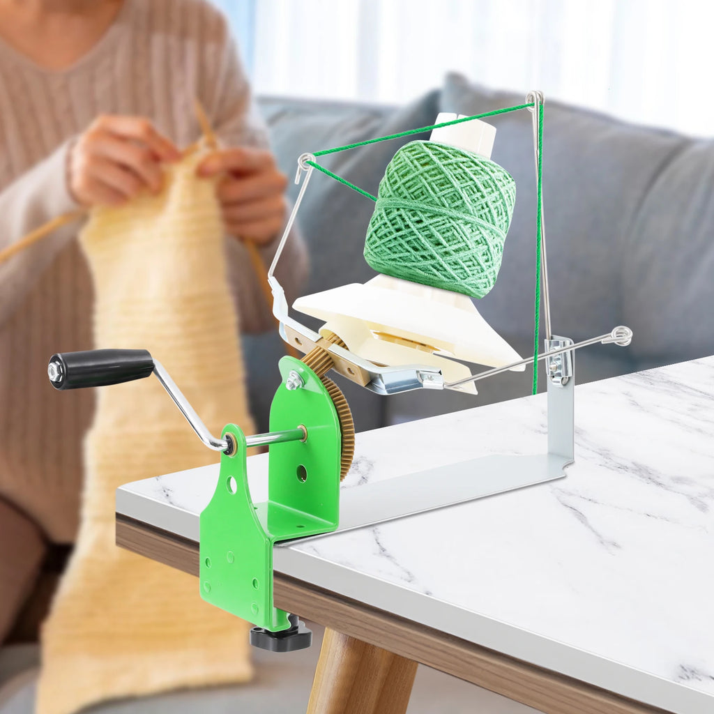 Large Capacity Yarn Winder, Hand Operated Yarn Baller