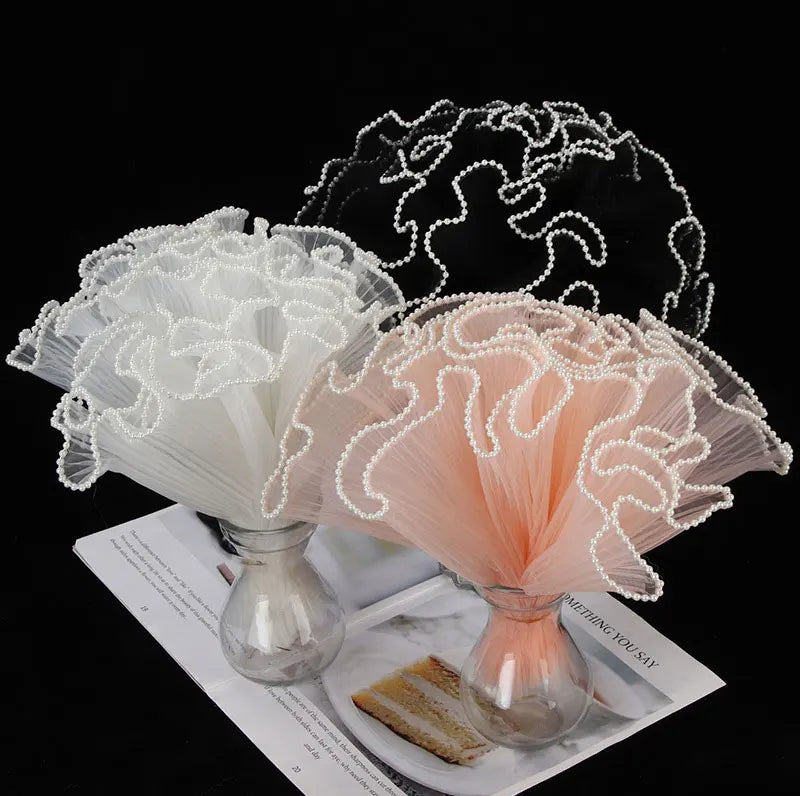 5Yards Bouquet Wrapping , Florist Packaging Lace Mesh