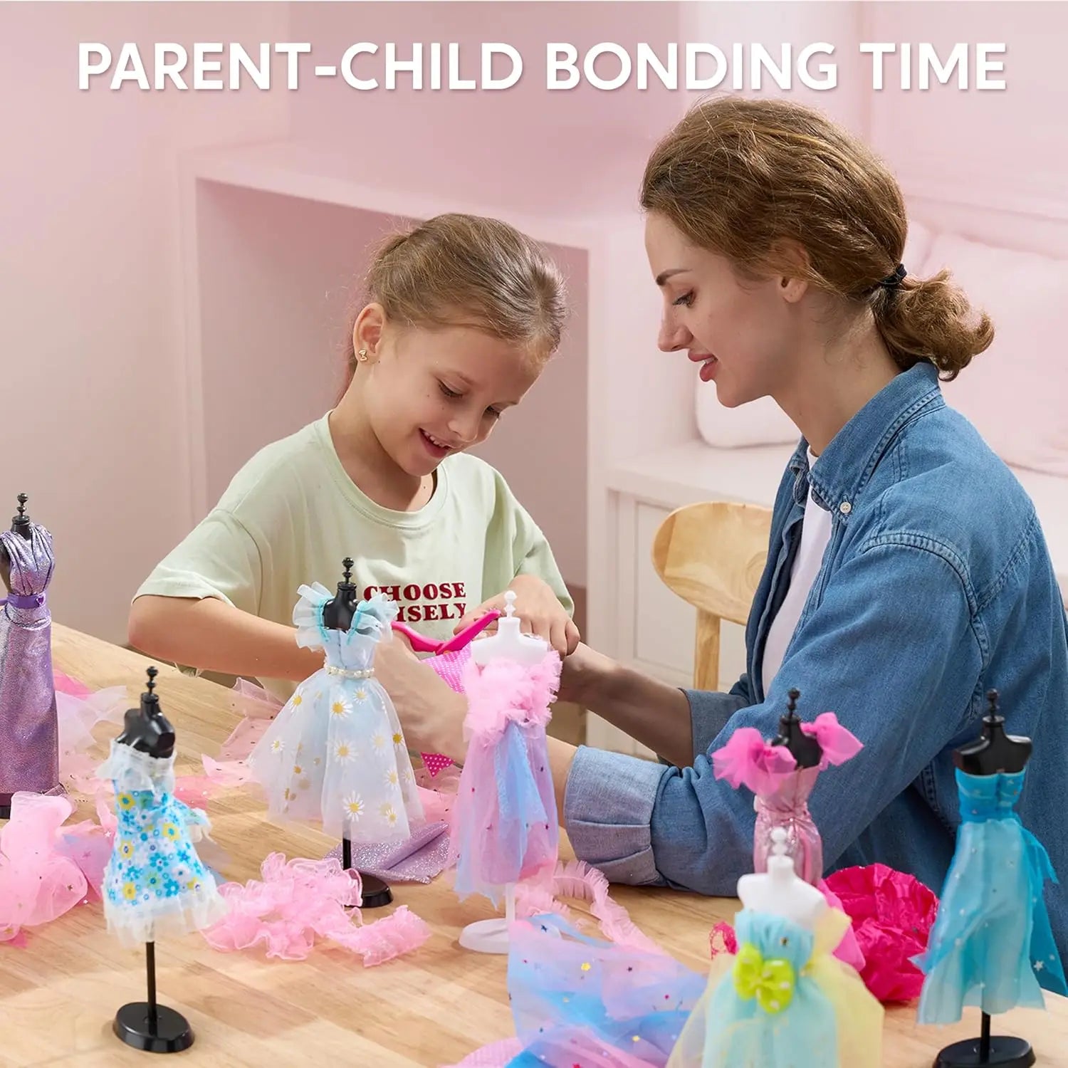 400+PCS Crafts for Kids Art and  DIY Sewing Kits, Birthday Gift