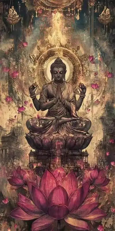 Abstract Buddha Large Size DIY Diamond Painting New Collection.