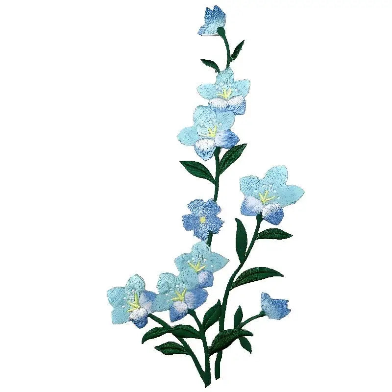 Flower Ironing Stickers Embroidered Patches Decals Skirts Clothing Accessories