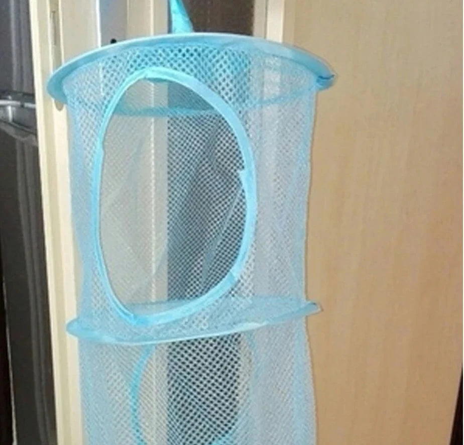 Net Hanging Multi-layer Storage Hanging Cage Cylindrica, Kid Toy , crafts Basket
