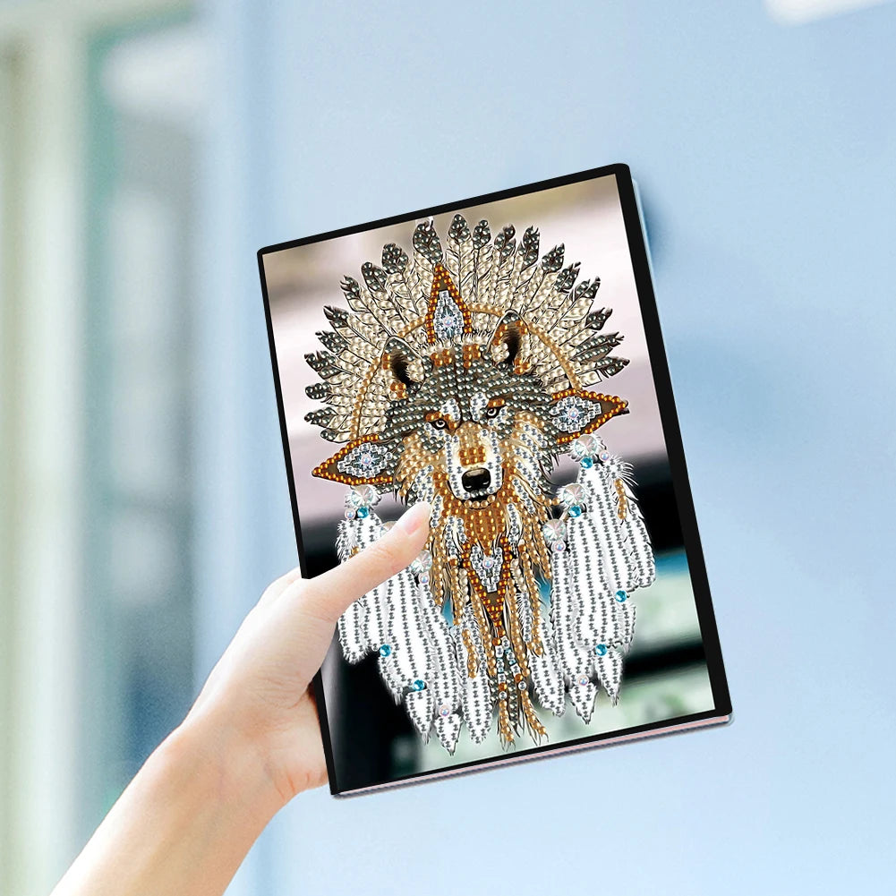 New 50-Page A5 Size 5D DIY Diamond Art Painting Notebook Kit