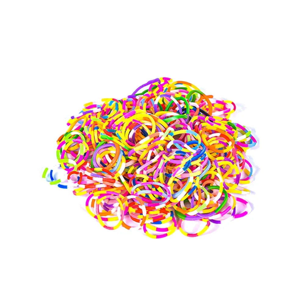 600pcs Loom Rubber Bands Kit Bracelet Making Kit for Kids Elastic Weaving