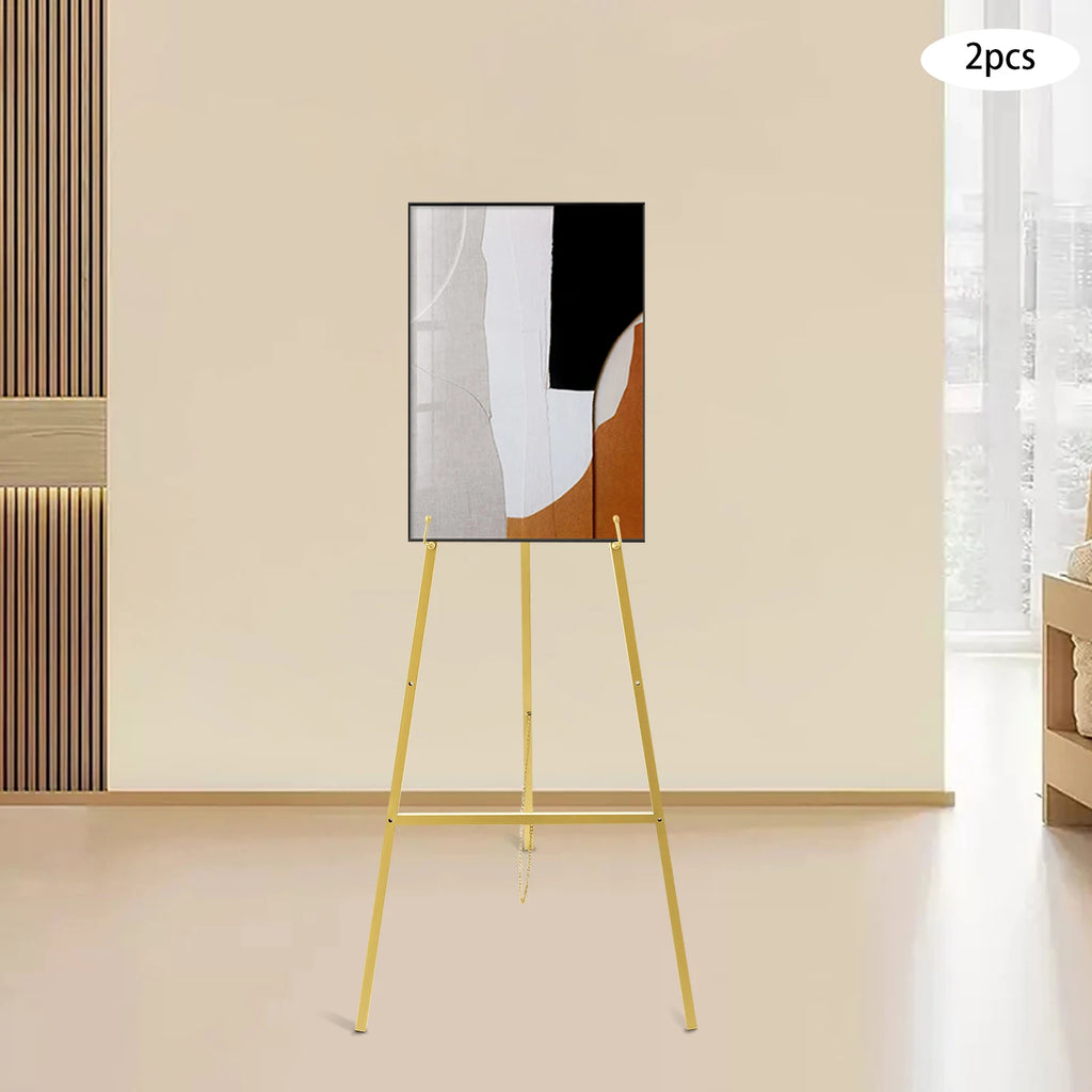 Large Wood Tripod Artist Easel Floor Stand, Portable Display