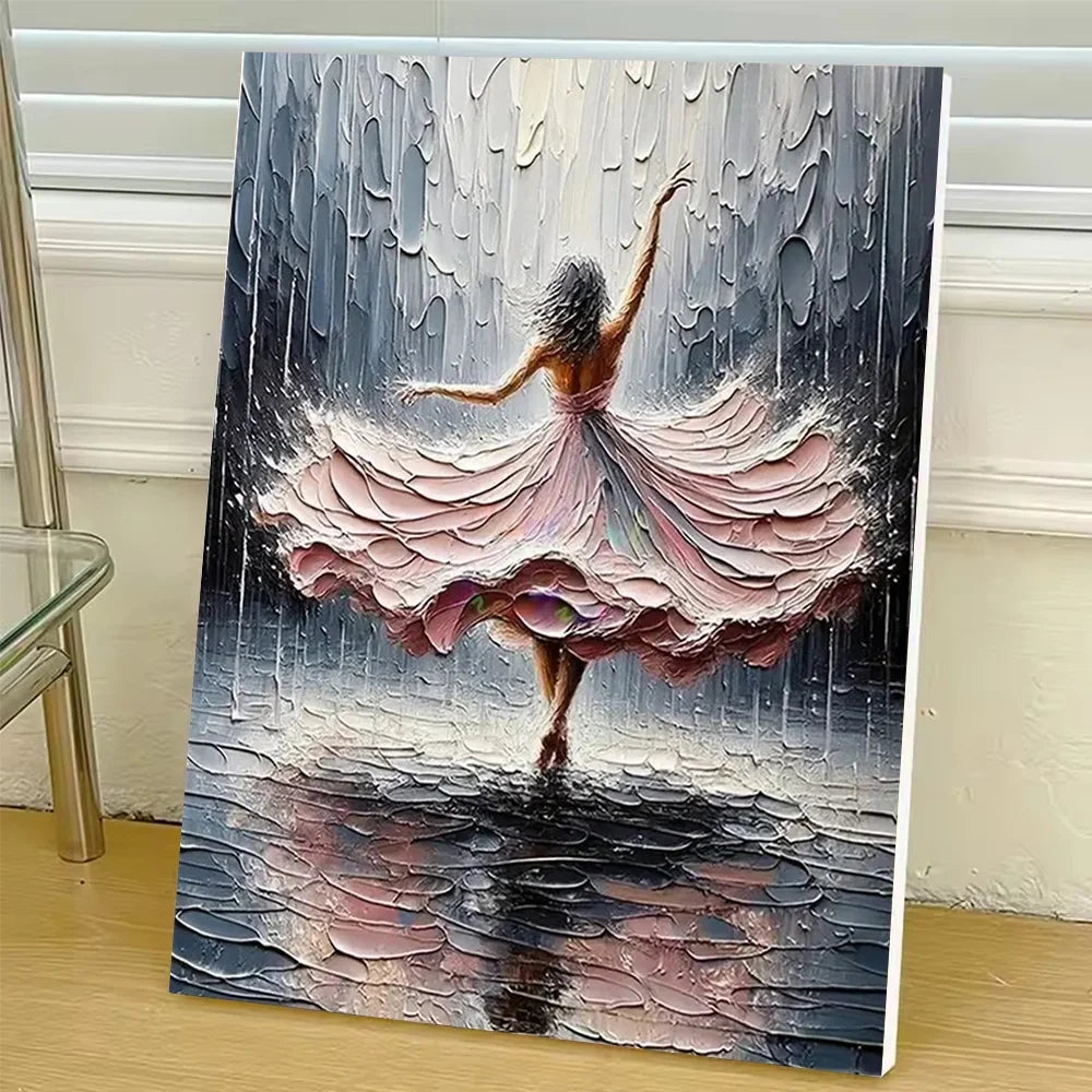 Dancing Girl Diy Art Paint By Numbers For Adult