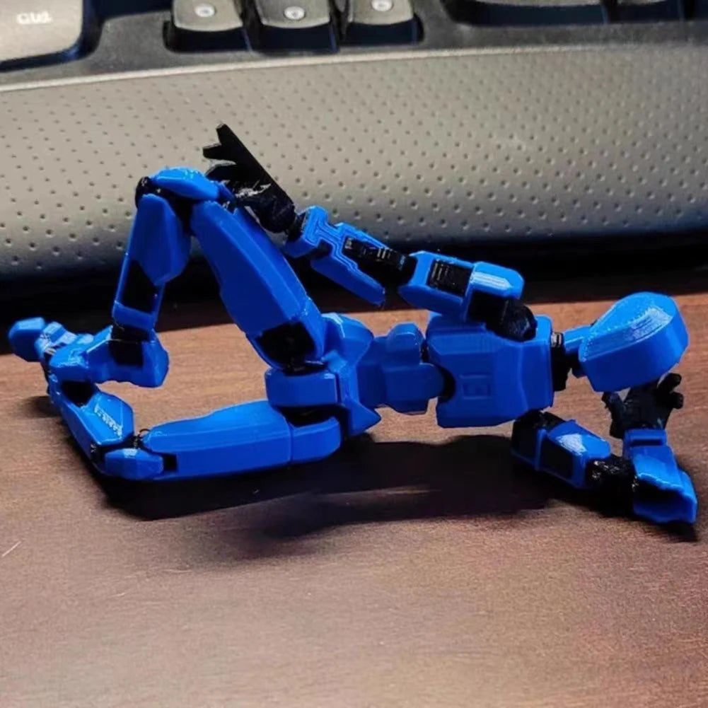3D Printed Action Figure Multi-Jointed Action Figures Assembly