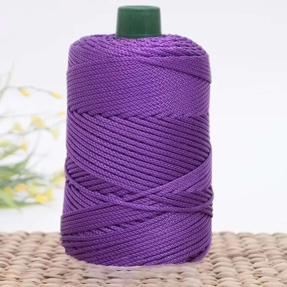 3mm Handmade Ice Rope Thread DIY Hook Cushion Beginners Crochet Yarn
