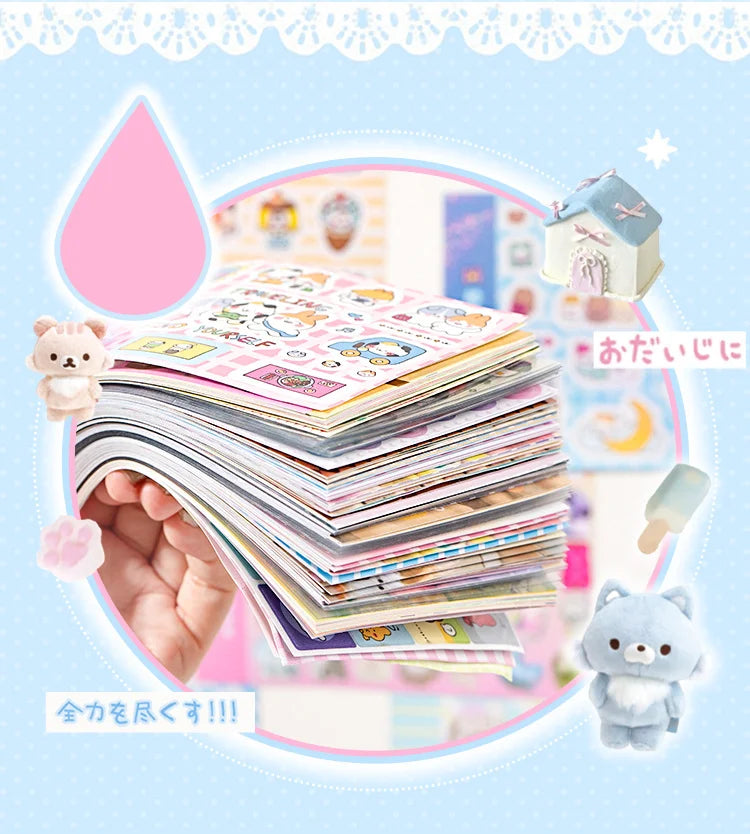 72Pcs/bag Good Mood Maker Cut Film Sticker Book