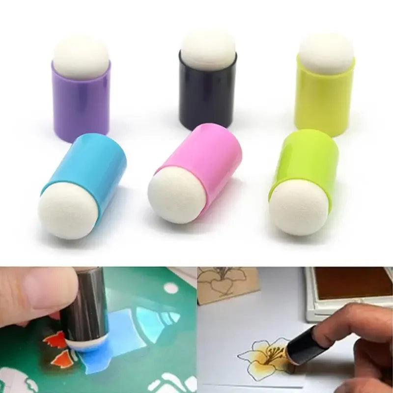 Sponge Daubers Finger Foam Inking Staining Painting