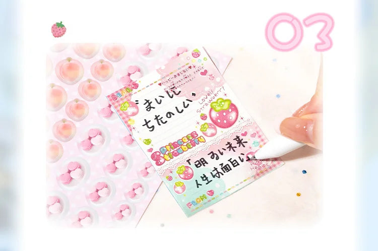 72Pcs/bag Good Mood Maker Cut Film Sticker Book