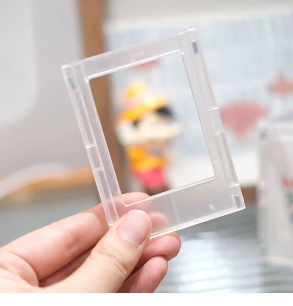 3-inch minimalist Polaroid photo frame with magnetic transparent acrylic photo card display