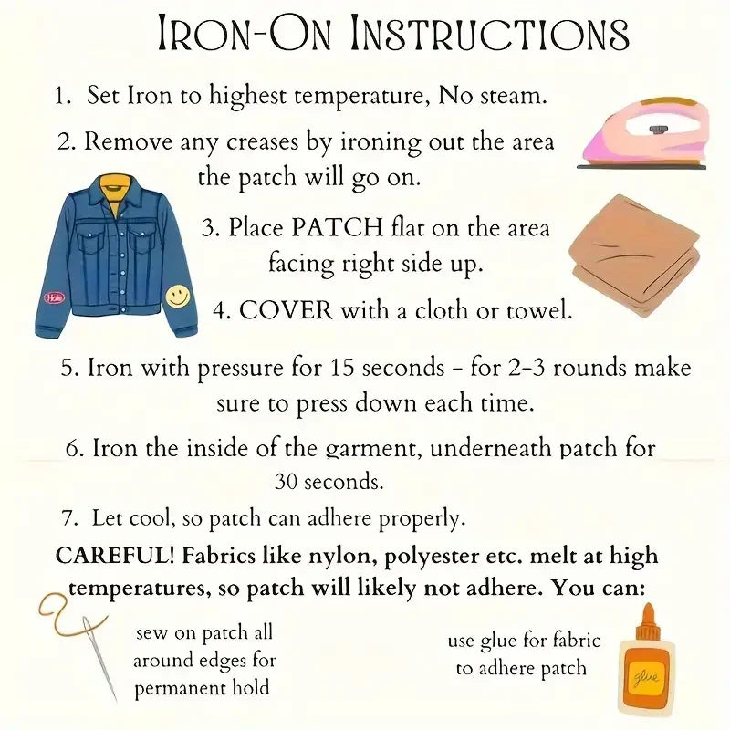 3PCS With God All Things Are Possible Embroidered Patch