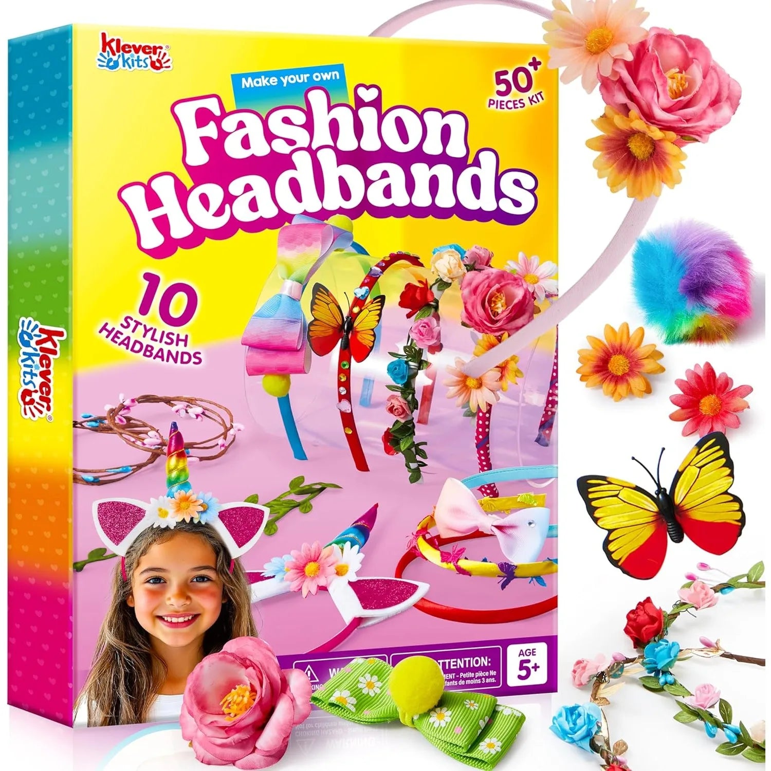 Headband Making Kit for Girls Kids Headbands DIY