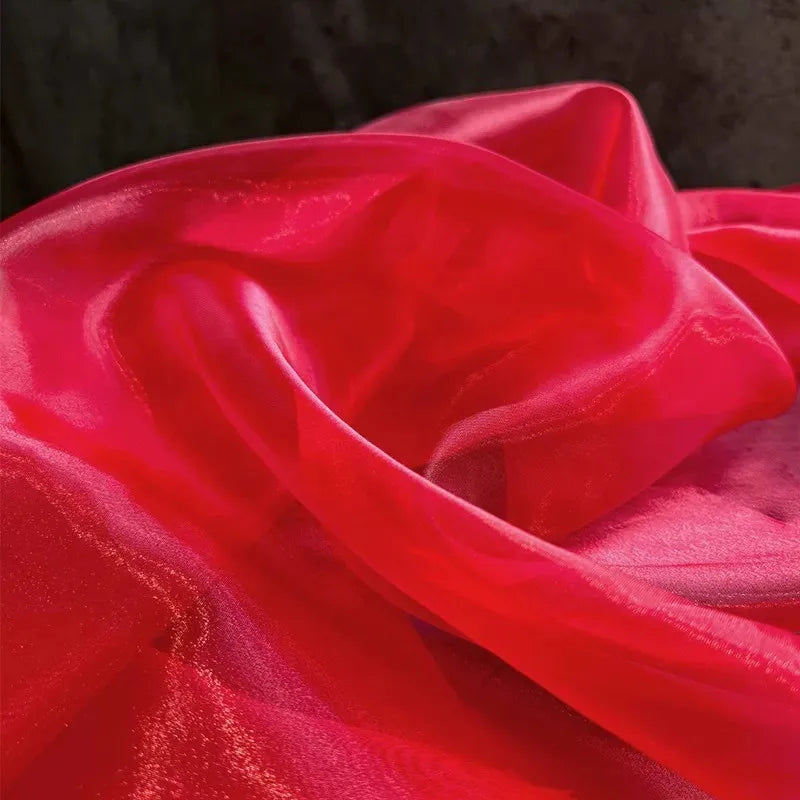 25 Colors water light texture  flowing gauze transparent gauze wedding scene