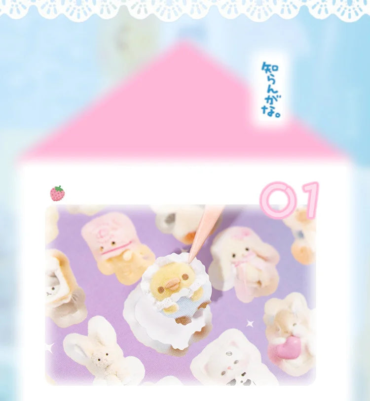 72Pcs/bag Good Mood Maker Cut Film Sticker Book
