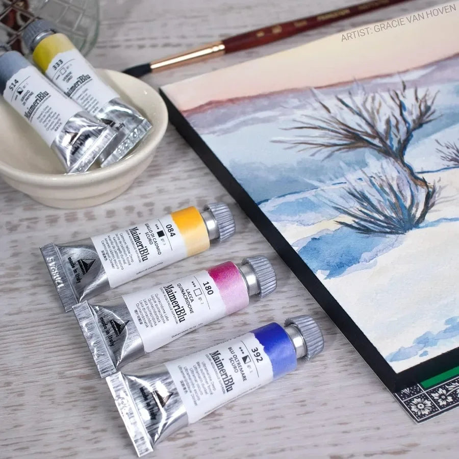 Single Pigment Watercolor Paint Set 5Piece Professional Watercolor