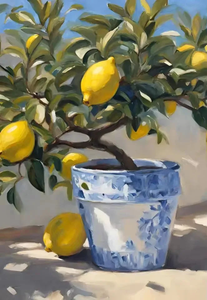5d DIY New Arrival Diamond Painting Stitch Olive Leaf and Lemon Full Diamond Mosaic Embroidery Italian Minimalism Home Decor