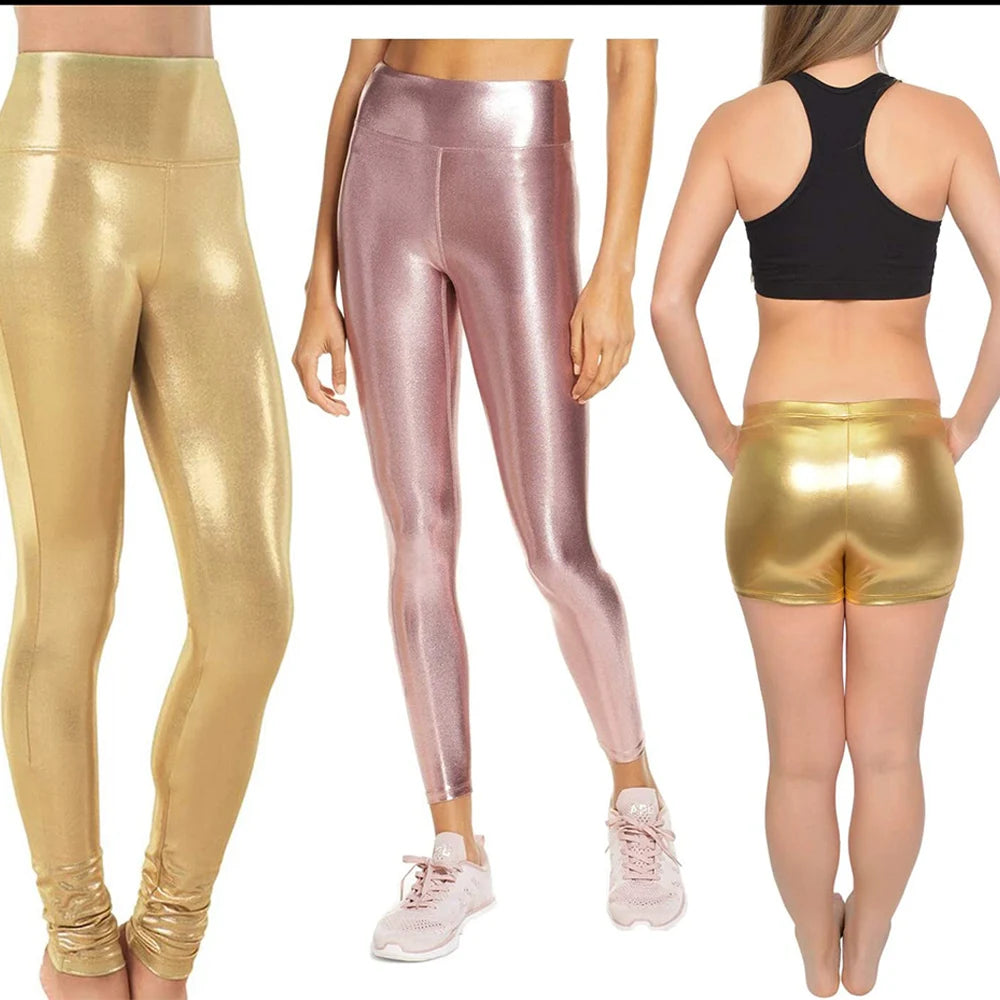 59in x 19in Stretch Shiny Gold Foil Bronzing Spandex .
