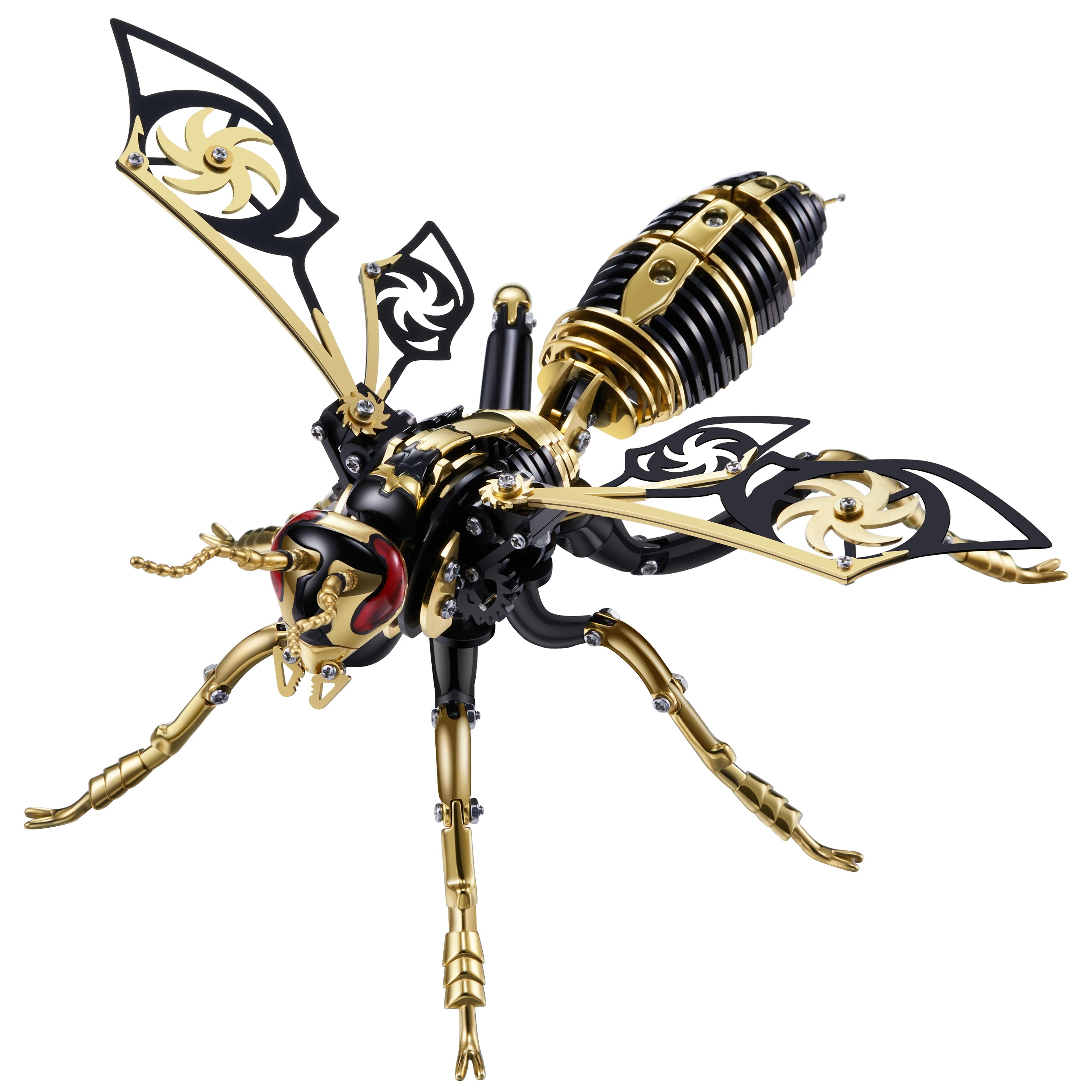 Large Wasp 3D Puzzle Metal Assembly Model Mechanical lnsect Toy for Boy Kids