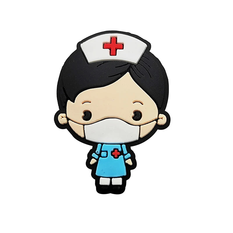 Nurse healthcare Shoe Charms Pin for Crocs Accessories Charms Clog