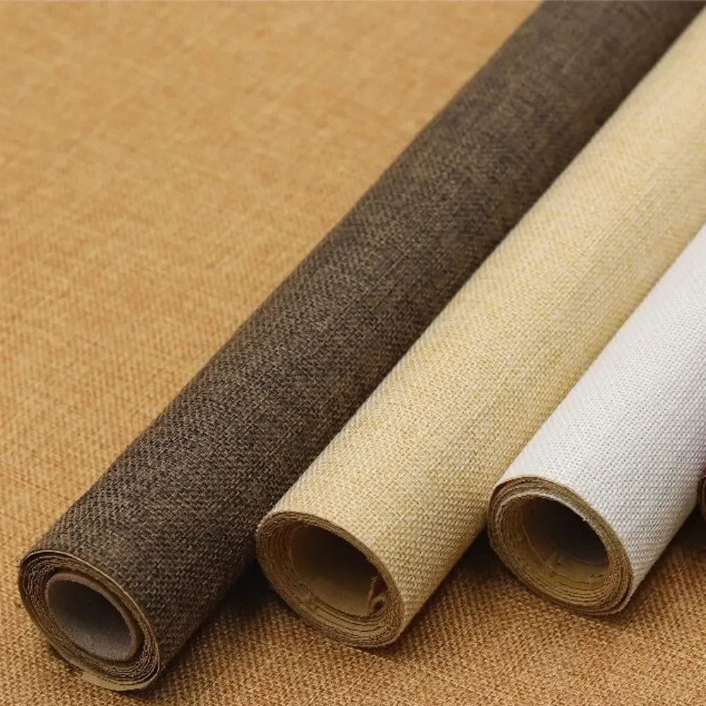 Self Adhesive Linen Fabric