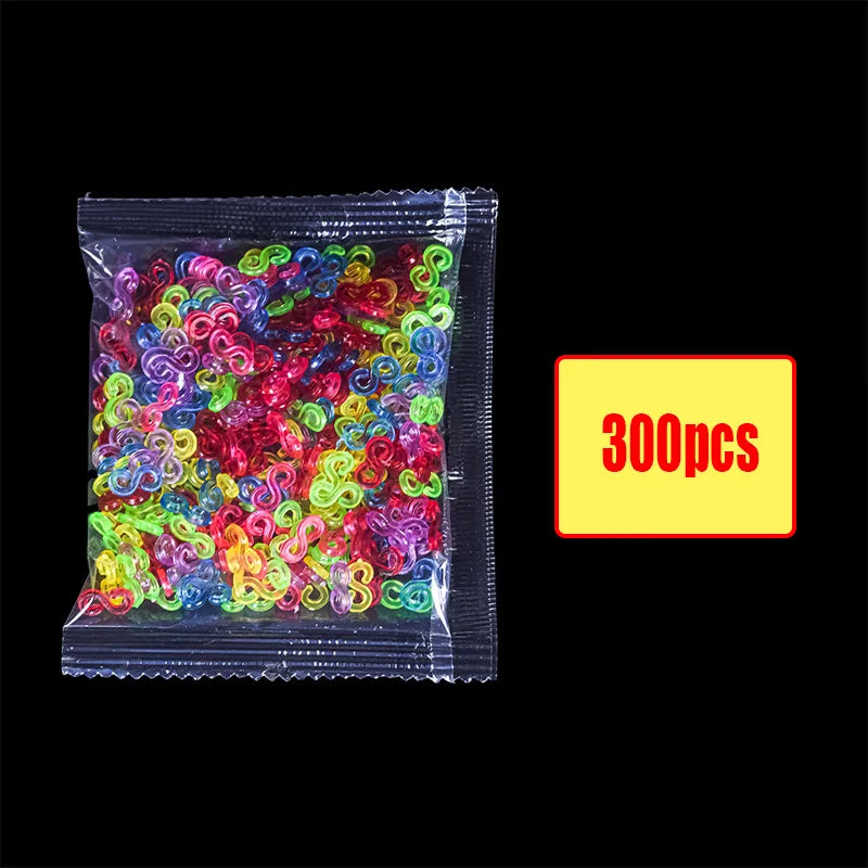 New! Hot Diy Loom Toys rubber bands Refill.  Make Woven Bracelet DIY Gift