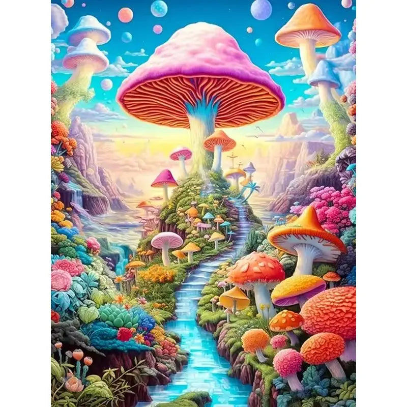 Landscape Diamond Embroidery Cross Stitch Art Kits DIY Craft Diamond Painting 5D Mosaic Kit Wall Art Home Decoration