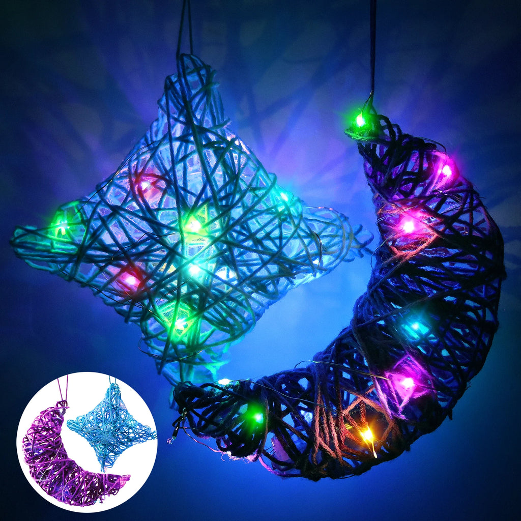 3D String Light Art Latern and Crafts Light Nail Kit Light DIY Crafting Decorations Supplies Kit Sets for Kids Children Girl Aduts